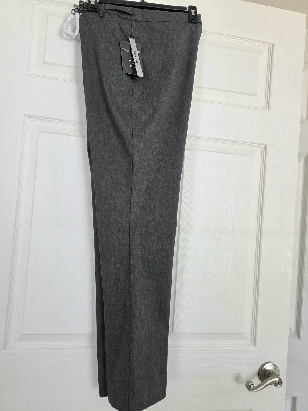 Brand New Zac & Rachel Charcoal Gray Bootcut Pants Size 12